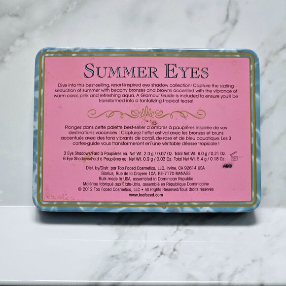 Too Faced SUMMER EYES EyeShadow Palette - Picture 5 of 6